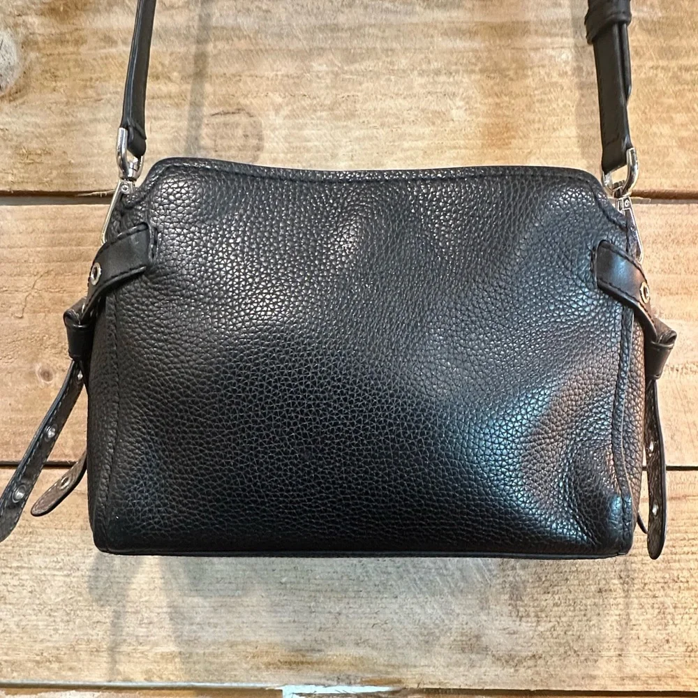 Michael Kors Pebbled Leather Crossbody Bag – Black – Adjustable Strap - Picture 13 of 14